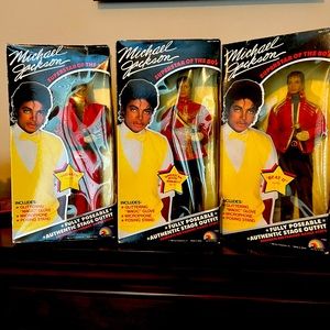 NWT unopened boxes-vintage Michael Jackson dolls